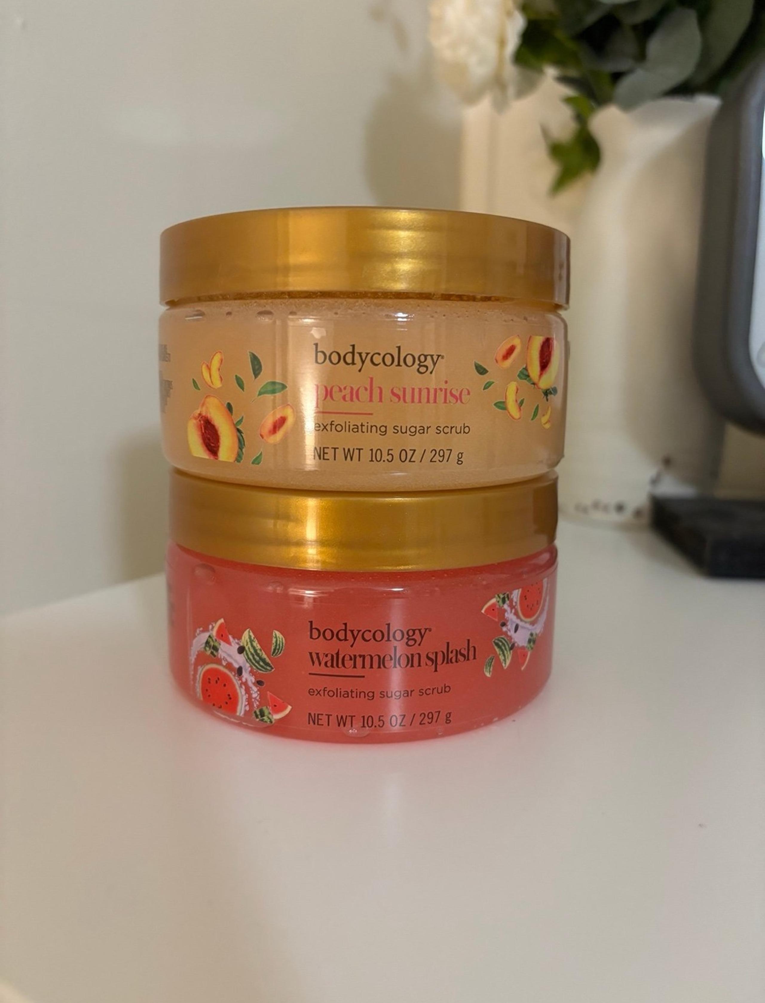 Two Bodycology body scrubs