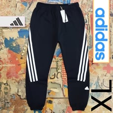 65 New Adidas Mens Fleece Future Icons Joggers / Sweatpants! XL