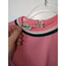 Vintage 60's Sleeveless Shift Dress Pink Striped Trim Neckline Polyester