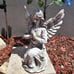 Praying Angel Garden Statue, Religious Fairy Sculpture Waterproof Decorative Fig