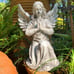 Praying Angel Garden Statue, Religious Fairy Sculpture Waterproof Decorative Fig