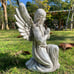 Praying Angel Garden Statue, Religious Fairy Sculpture Waterproof Decorative Fig