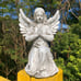 Praying Angel Garden Statue, Religious Fairy Sculpture Waterproof Decorative Fig