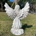 Praying Angel Garden Statue, Religious Fairy Sculpture Waterproof Decorative Fig
