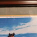 Framed HORSE PICTURE WYOMING WILD