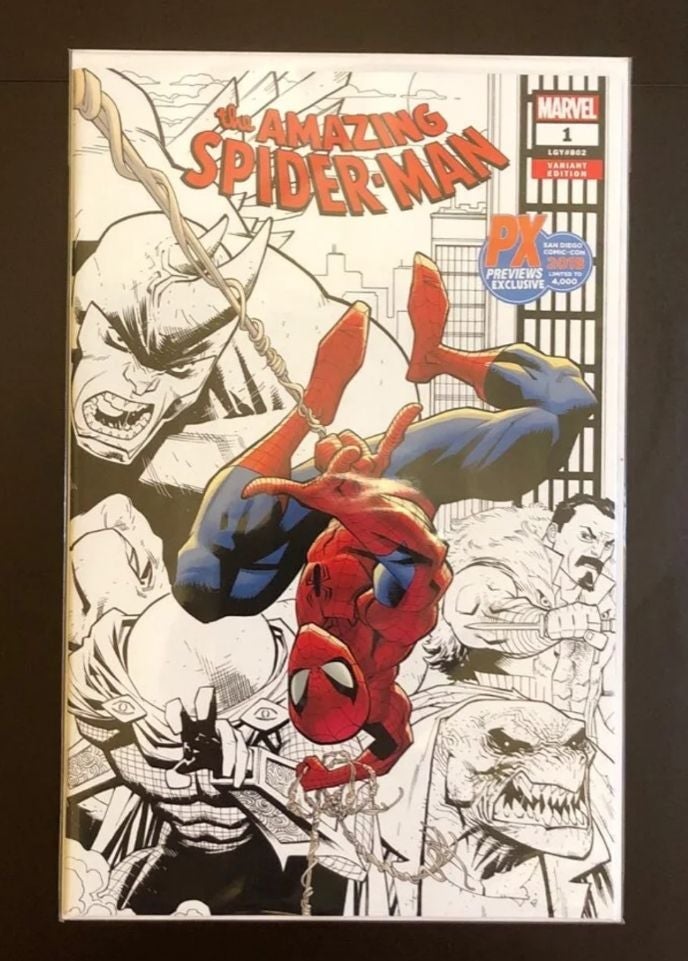 SDCC 2018 AMAZING SPIDERMAN #1 Variant