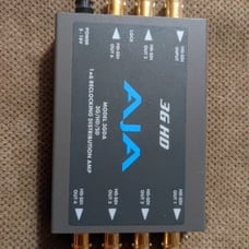 AJA 3G HD model 3GDA 3G/HD/SD 1x6 SDI Reclocking Distribution Amp.