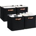 13x13 STORAGE CUBES COLLAPSIBLE STORAGE BINS ORGANIZER FOR CLOSET FABRIC STORAGE