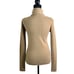 Club Monaco Women’s Cashmere Turtleneck Sweater in Camel Size Small Petite