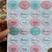 120 Thank You Circle Stickers