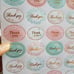 120 Thank You Circle Stickers