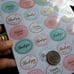 120 Thank You Circle Stickers