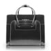 Leather Ladies Laptop Briefcase - Color - Black
