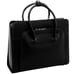 Leather Ladies Laptop Briefcase - Color - Black