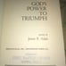 God's power to triumph hardback book used oop religion