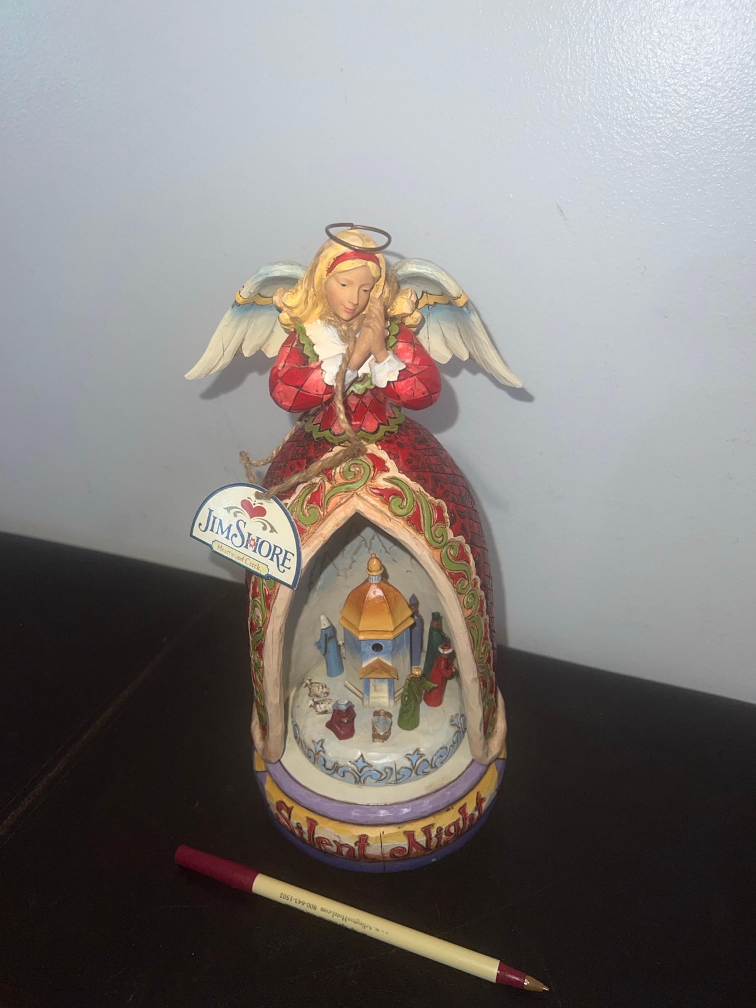 Jim Shore Angel Nativity Scene Hartwood Creek large Figurine