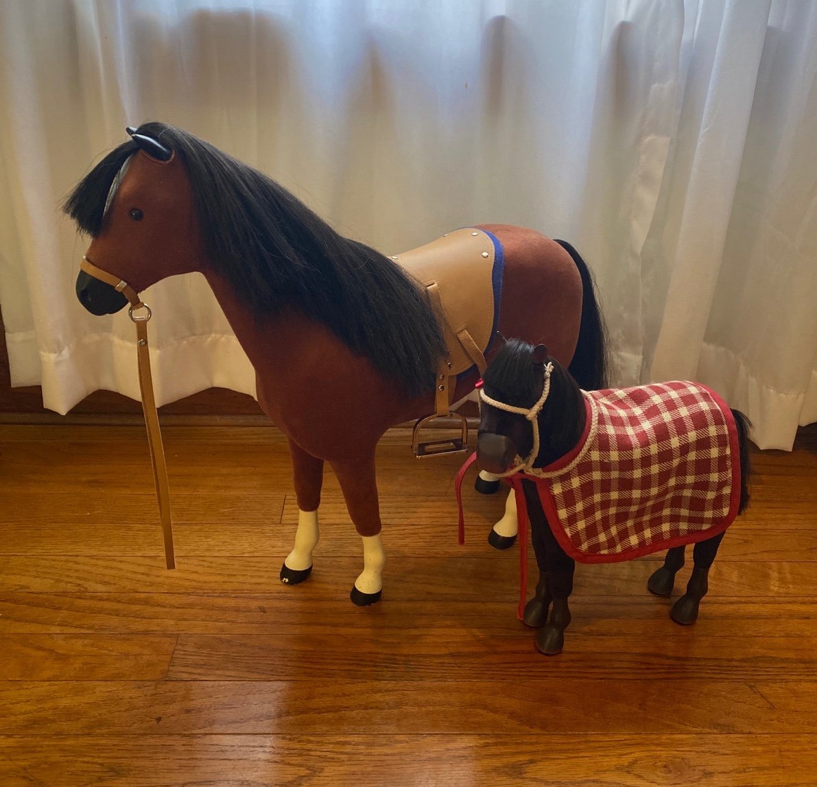 American Girl Felicity’s Horse Penny and Patriot the Foal