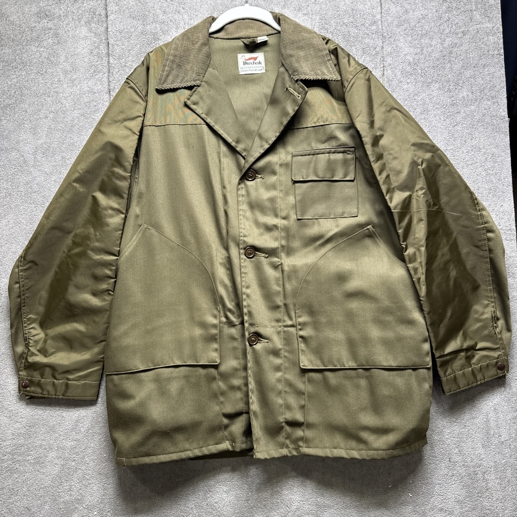 VTG Duxbak Olive Green Field Jacket Pants Set Men 42 Hunting Outdoor Workwear