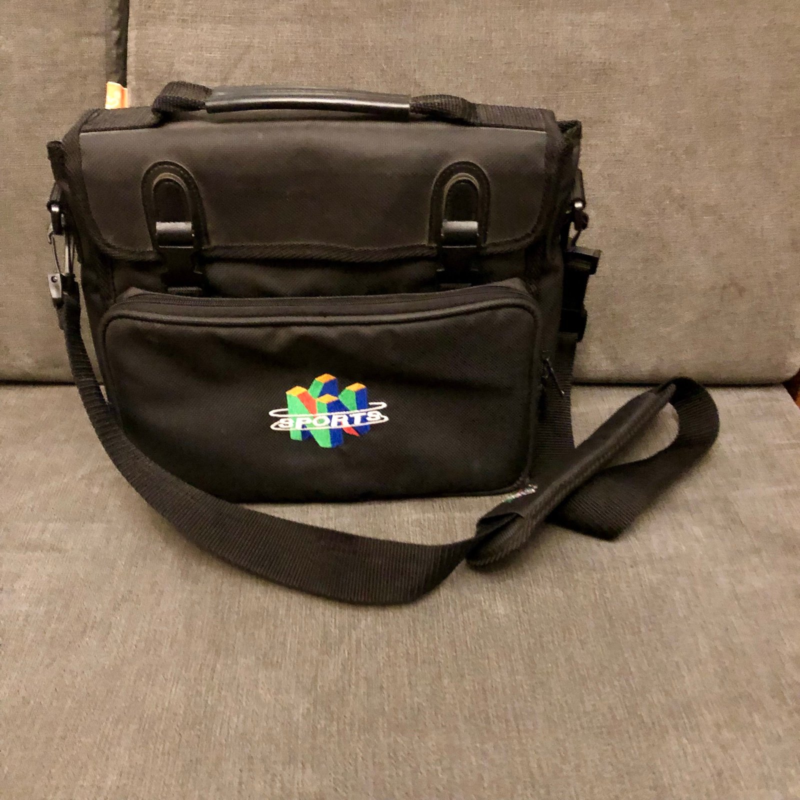Official Nintendo 64 N64 Travel Carrying Bag Embroidered W/ Strap