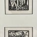 Vintage Framed 2 of Martin Silverman Signed Limited Edition Woodcut on Paper