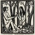 Vintage Framed 2 of Martin Silverman Signed Limited Edition Woodcut on Paper