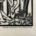 Vintage Framed 2 of Martin Silverman Signed Limited Edition Woodcut on Paper