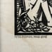 Vintage Framed 2 of Martin Silverman Signed Limited Edition Woodcut on Paper