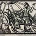 Vintage Framed 2 of Martin Silverman Signed Limited Edition Woodcut on Paper