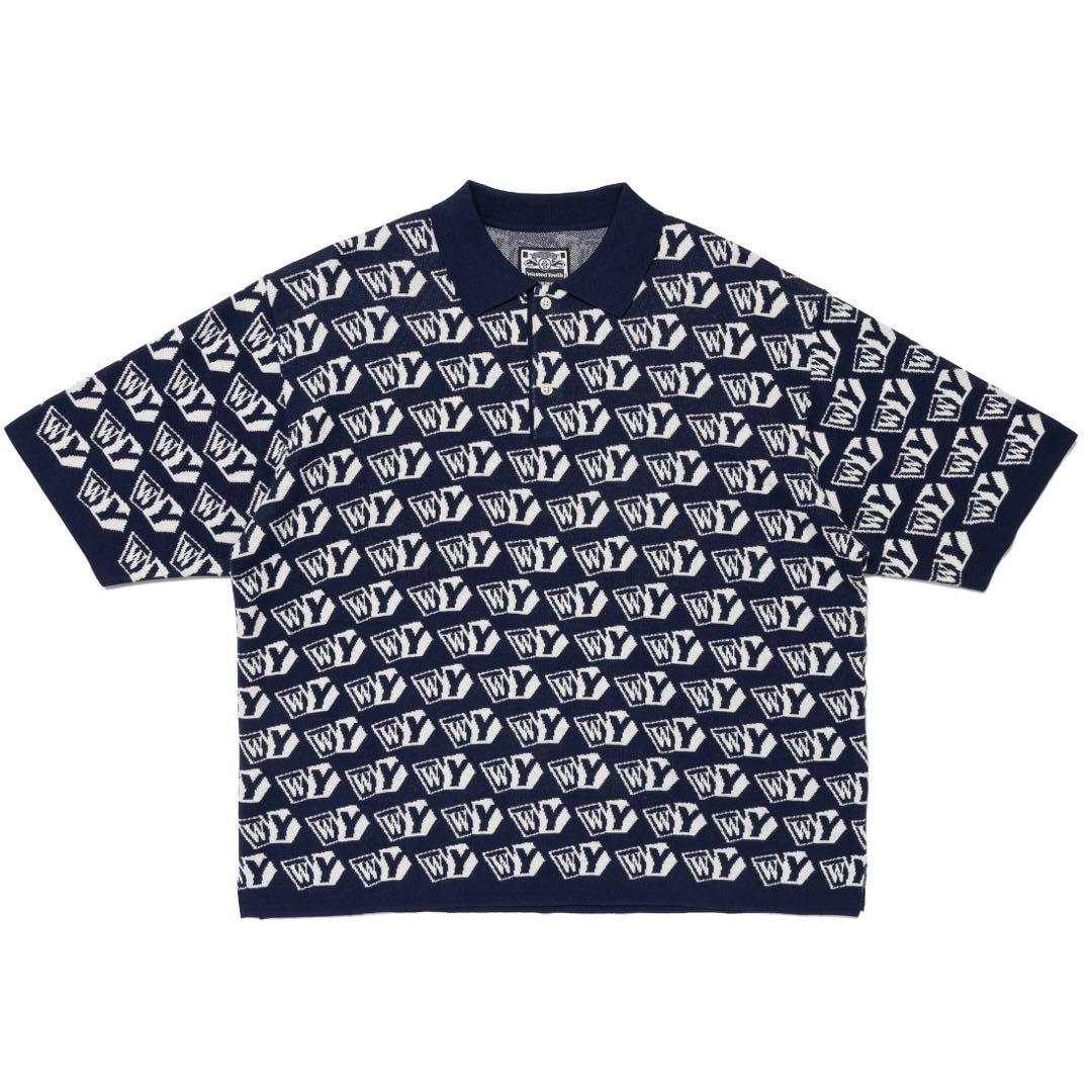 激安超安値 XL size Wasted Youth Knit Polo Knit Polo 2024 トップス