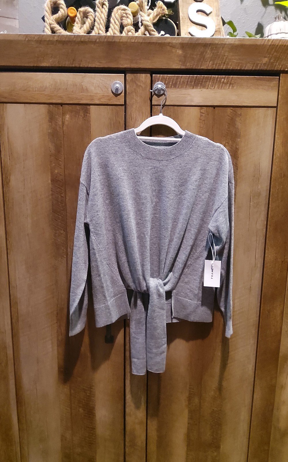 FRAME DENIM X REVOLVE Wool Cashmere Blend Twist Sweater NWT - XS