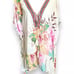 NWT Z & L Made With Love Boho Floral Pom-Pom Caftan Beach Swim Coverup