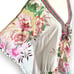 NWT Z & L Made With Love Boho Floral Pom-Pom Caftan Beach Swim Coverup
