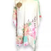 NWT Z & L Made With Love Boho Floral Pom-Pom Caftan Beach Swim Coverup