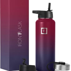 Iron Flask 40oz Water Bottle BNIB - Dark Rainbow