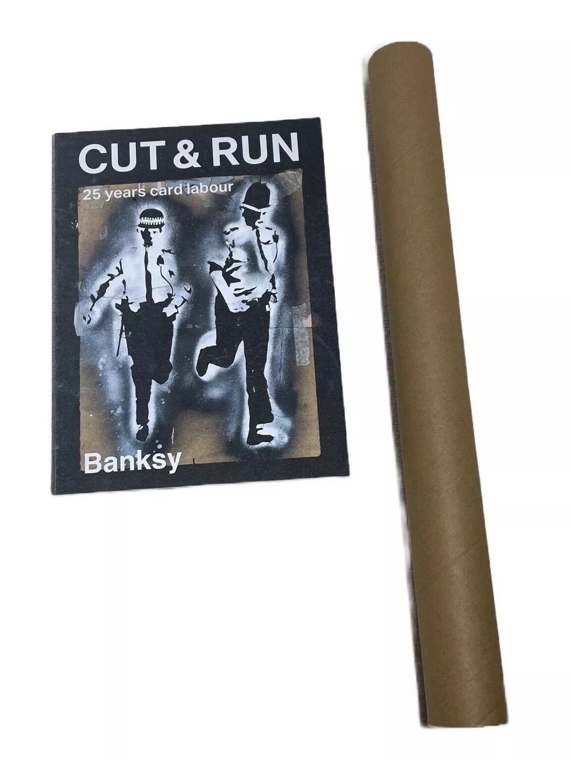 Banksy: Cut And Run 1st Edition Book with 2 Limited Edition Prints