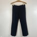 Lafayette 148 Wool Straight Dress Pants Womens Size 8 Black Menswear Stretch