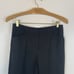 Lafayette 148 Wool Straight Dress Pants Womens Size 8 Black Menswear Stretch