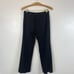 Lafayette 148 Wool Straight Dress Pants Womens Size 8 Black Menswear Stretch