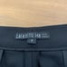 Lafayette 148 Wool Straight Dress Pants Womens Size 8 Black Menswear Stretch