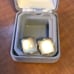 1940s Pearl and Brass French Cufflinks