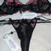 (XL) 2pcs For Love and Lemons LOVE POTION Set Bra and Thong