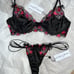 (XL) 2pcs For Love and Lemons LOVE POTION Set Bra and Thong