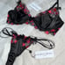(XL) 2pcs For Love and Lemons LOVE POTION Set Bra and Thong