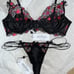 (XL) 2pcs For Love and Lemons LOVE POTION Set Bra and Thong