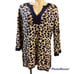 STORYBOOK KNITS navy/white animal print sweater
