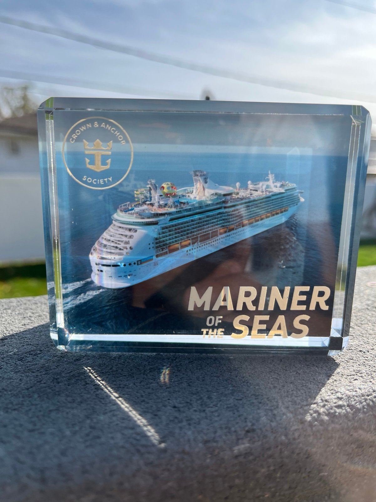Royal Caribbean MARINER of THE SEAS crystal block