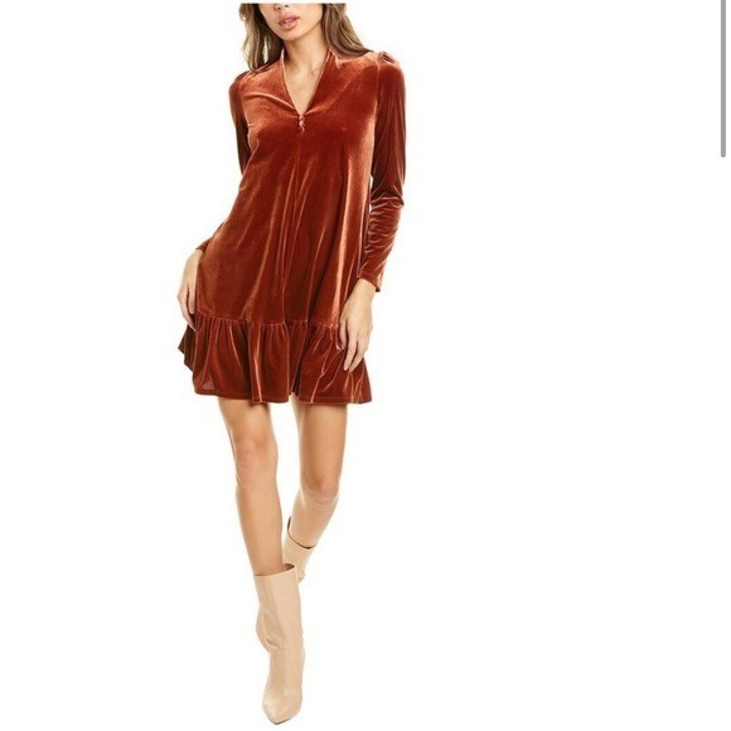 Taylor Velvet Shift Dress size small new with tags boho contemporary