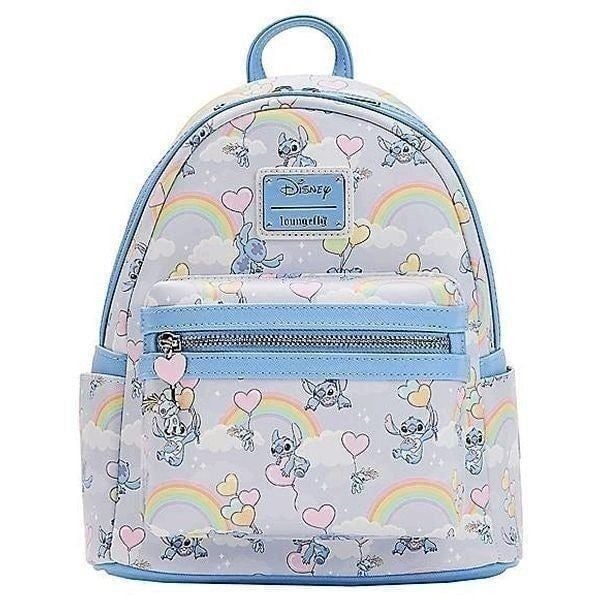 Loungefly Disney Lilo and Stitch Pastel Hearts Mini Backpack