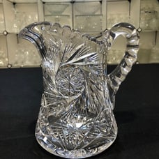 American Brilliant Cut Pitcher by Rogaska Crystal