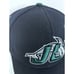 Jacksonville Dolphins Fitted Hat Wool USA Size 7 1/2 Vintage Logo Black Cap